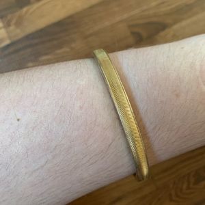 Vintage Rodi & Wienenberger RoWi Stamped "1/40 12K RGP" 12K Gold Bangle Bracelet